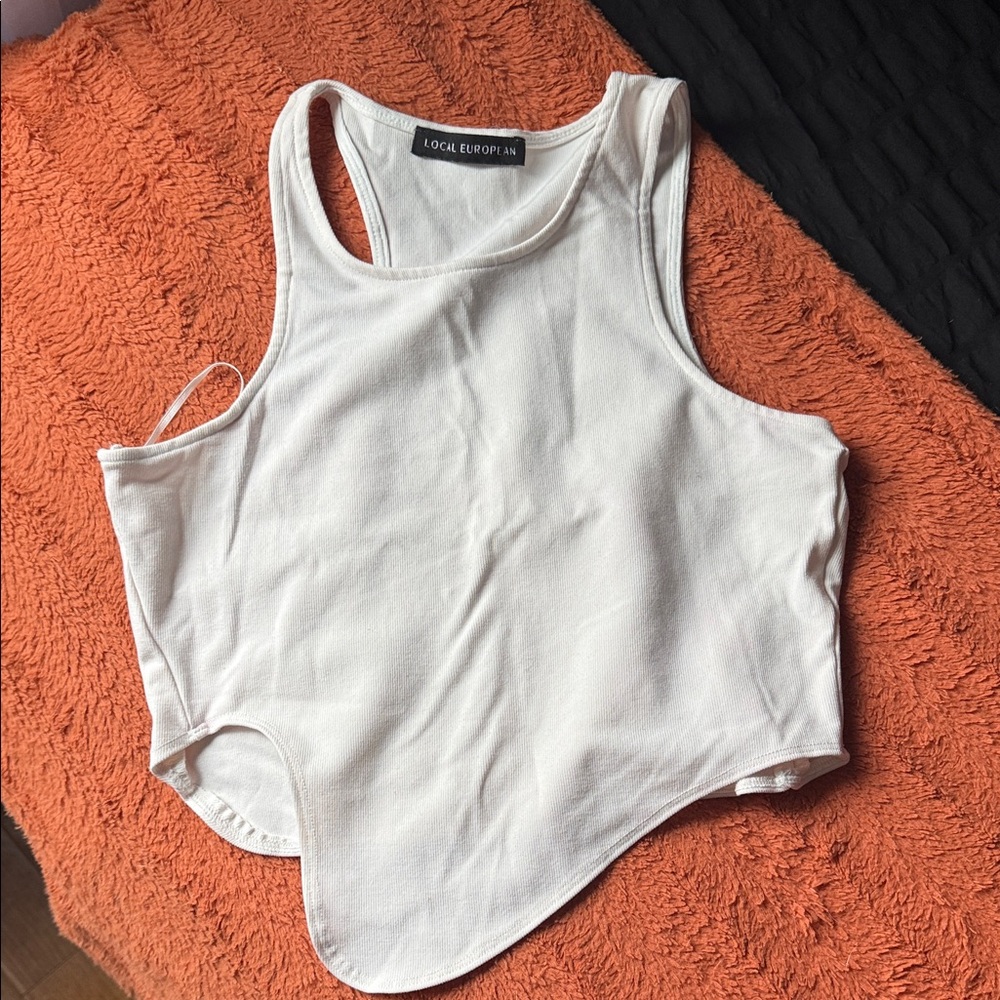 Local European White Tank Top